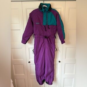 Vintage Columbia Purple Ski Suit